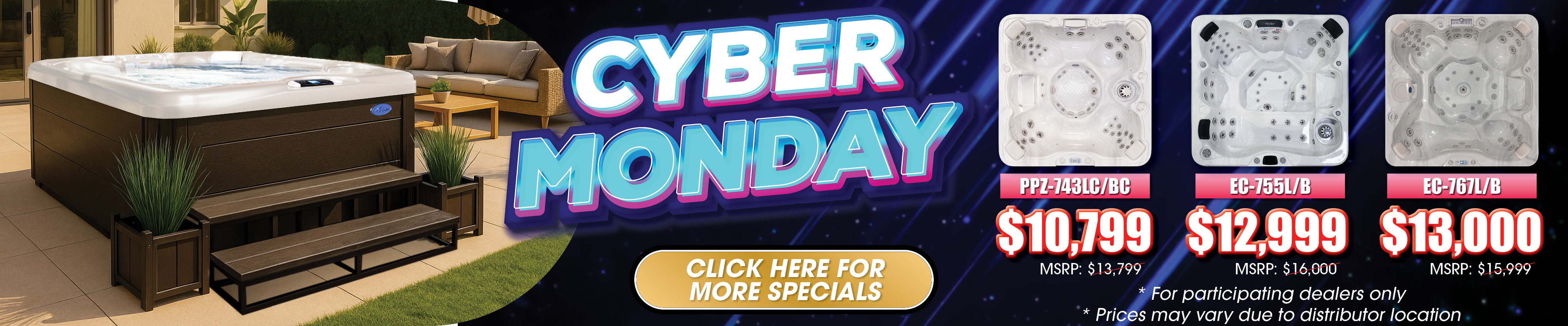 Calspas hot tub being used in a family setting - Chino Hills